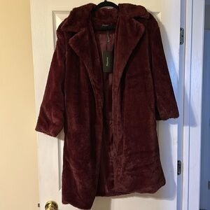 Burgundy Shinestar Collection jacket.